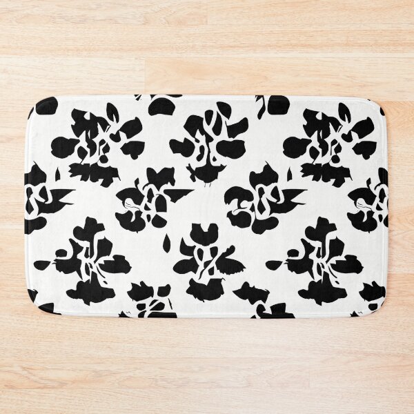 Item preview, Black and White Flower Pattern designed and sold by CGArtsy.