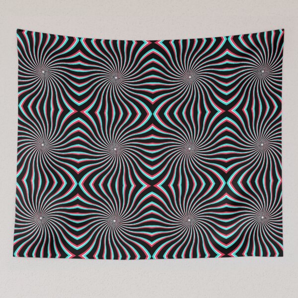 Item preview, Psychedelic Spiral Sunburst. CMYK Offset Print Effect designed and sold by Artefficient.