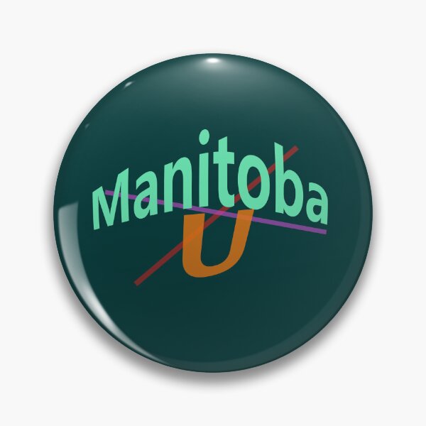 Item preview, Manitoba U abstract design designed and sold by lobodelnoir.