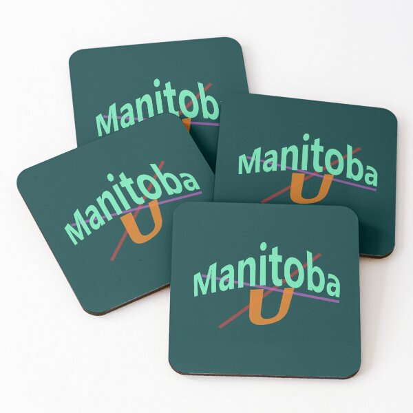 Item preview, Manitoba U abstract design designed and sold by lobodelnoir.
