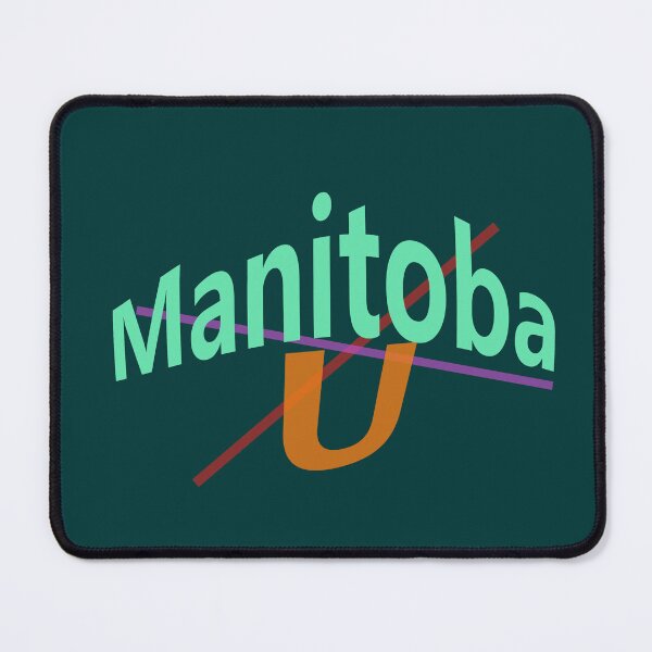 Item preview, Manitoba U abstract design designed and sold by lobodelnoir.