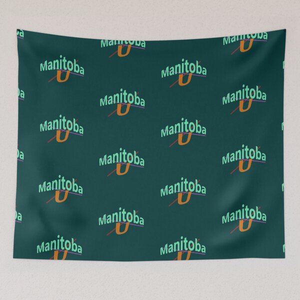 Item preview, Manitoba U abstract design designed and sold by lobodelnoir.