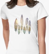 Mountain Birds Women's Fitted T-Shirt
