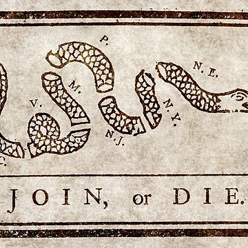 The 'Join, Or Die' Illustration, Created By Benjamin Franklin In 1754, Is A Political Cartoon - Foto 7