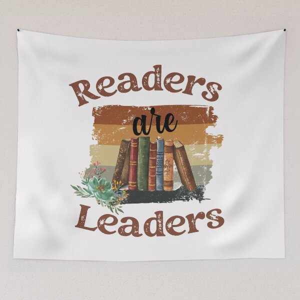 Item preview, Readers are Leaders Vintage designed and sold by HappyLifeCreate.