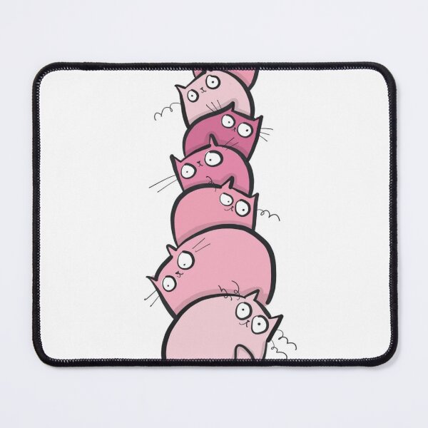 Item preview, 7 Pink Cat T-Shirt And Stickers. designed and sold by altamash786.