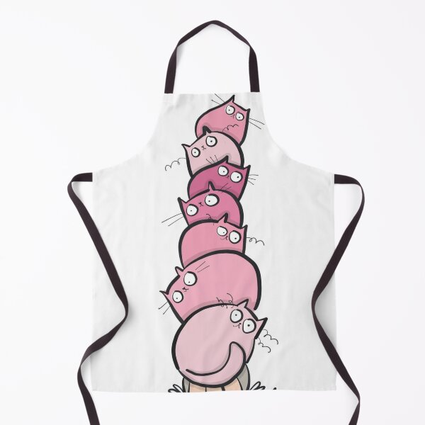 Item preview, 7 Pink Cat T-Shirt And Stickers. designed and sold by altamash786.