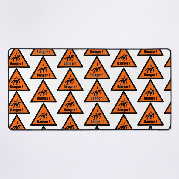 Aperçu de l'œuvre Danger! orange créée et vendue par Real-Digital.