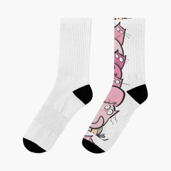 Item preview, 7 Pink Cat T-Shirt And Stickers. designed and sold by altamash786.