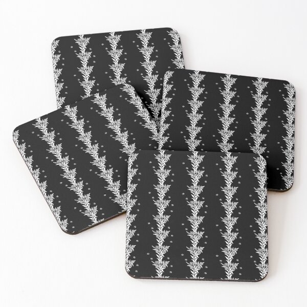 Item preview,  Black White Flower Vines - Seamless Pattern designed and sold by SunnyBrand.