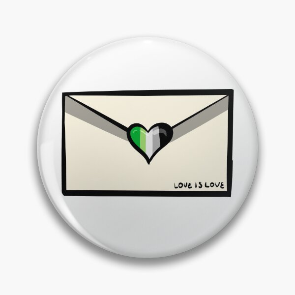 Aperçu de l'œuvre Enveloppe Aromantic Love Is Love créée et vendue par CJ Vanderbeek.