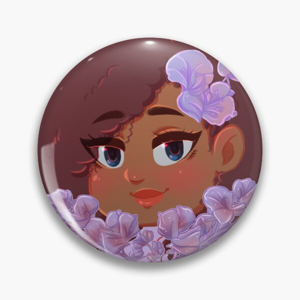 Item preview, Purple Flower Girl designed and sold by Hachikoek-Art.