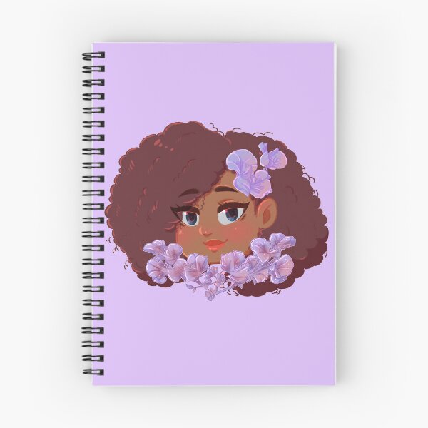 Item preview, Purple Flower Girl designed and sold by Hachikoek-Art.