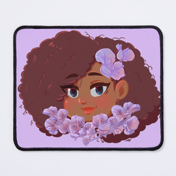 Item preview, Purple Flower Girl designed and sold by Hachikoek-Art.