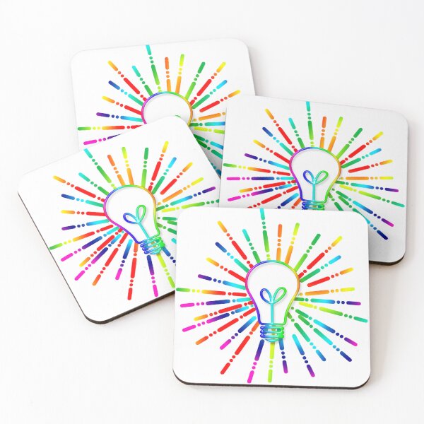 Item preview, The light bulb that illuminates with multicolor rays designed and sold by Goliardika-Shop.