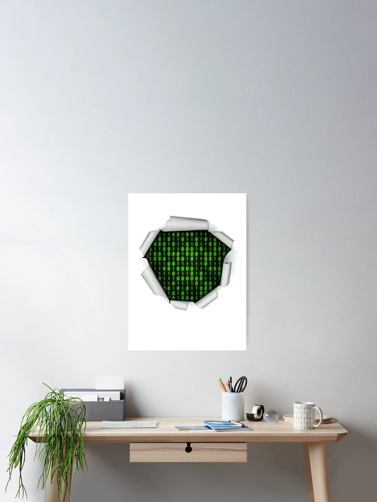 Thumbnail 2 of 3, Poster, Binary Code Inside designed and sold by pattypattern.