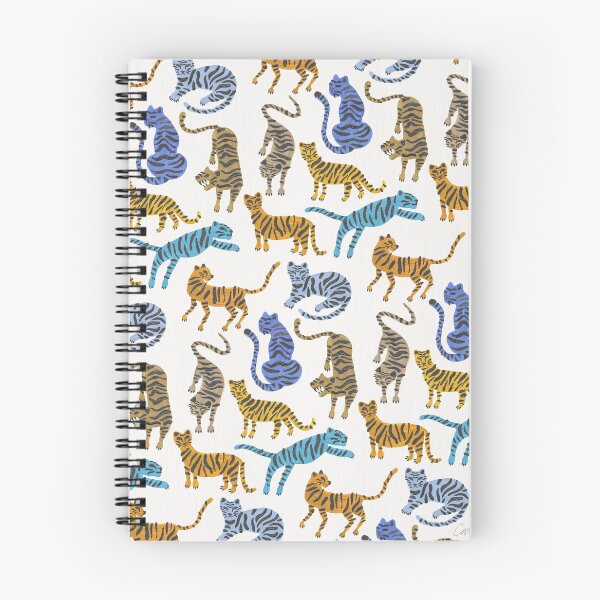 Item preview, Tiger Collection – Blue & Tan designed and sold by Cat Coquillette.