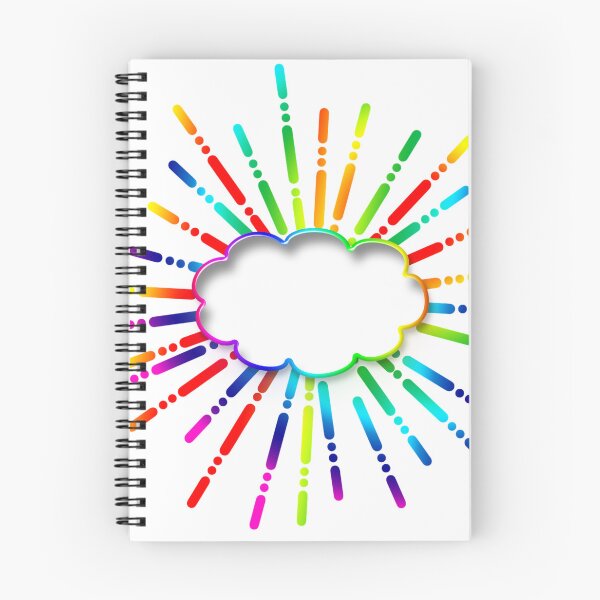 Item preview, The cloud that radiates colored rays designed and sold by Goliardika-Shop.