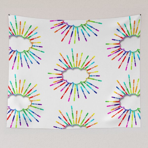 Item preview, The cloud that radiates colored rays designed and sold by Goliardika-Shop.