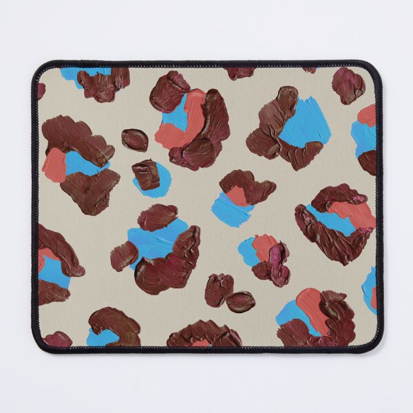 Aperçu de l'œuvre Imprimé léopard - Maroon & Blue créée et vendue par Cat Coquillette.
