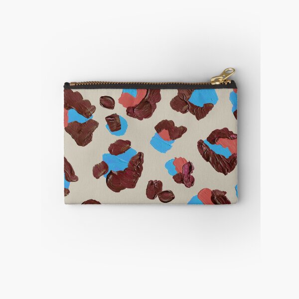 Item preview, Leopard Print – Maroon & Blue designed and sold by Cat Coquillette.