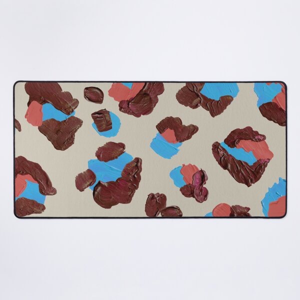 Item preview, Leopard Print – Maroon & Blue designed and sold by Cat Coquillette.