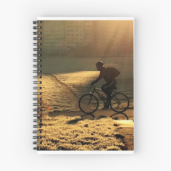 Item preview, Out on a Bike on a Frosty Morning designed and sold by DashaBee.