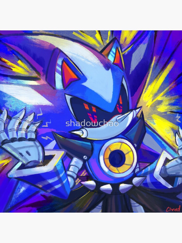 Neo Metal Sonic (Prints and Stickers) Art Print for Sale by