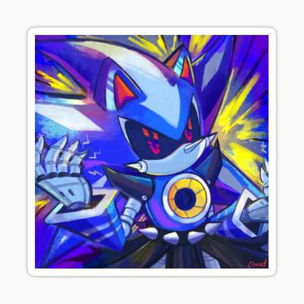 Neo Metal Sonic Sticker