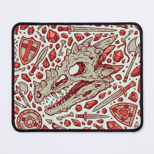Item preview, Hoard of the Gem Dragon | Fantasy Adventure Art designed and sold by OMEGAFAUNA.