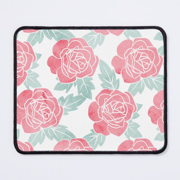 Item preview, Pink and Green Summer Floral Seamless Pattern designed and sold by rhombusOnion.