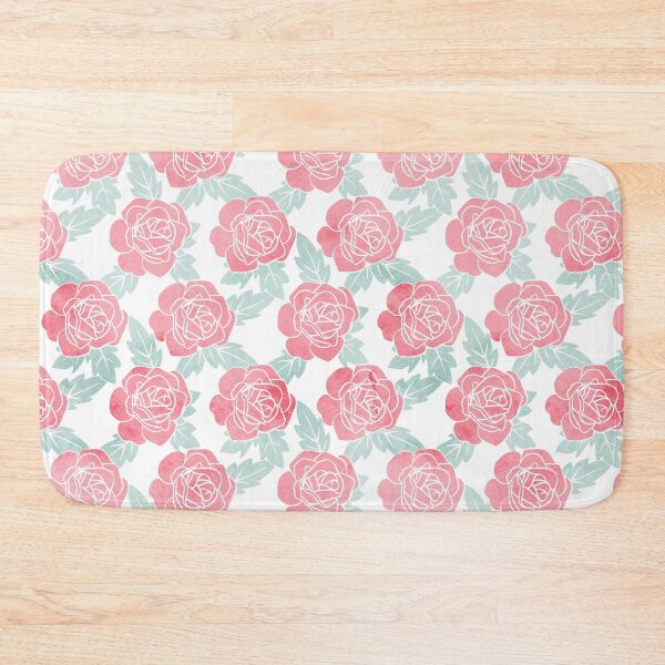 Item preview, Pink and Green Summer Floral Seamless Pattern designed and sold by rhombusOnion.