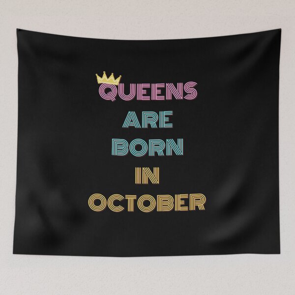 Item preview, Queens are born in October designed and sold by kozetin.