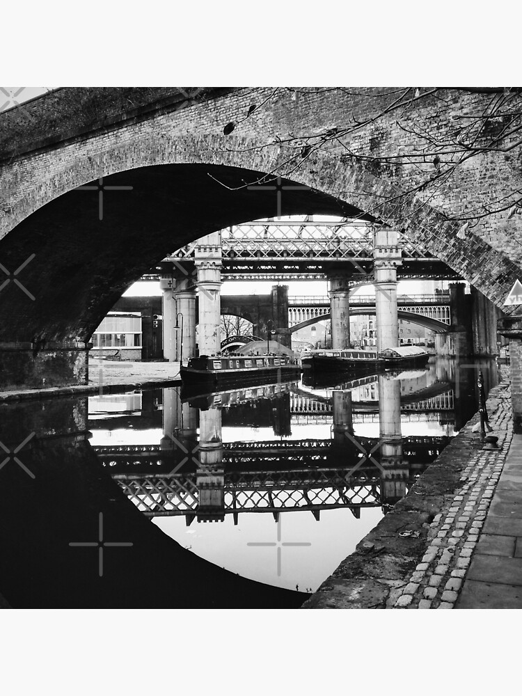Bridges of Castlefield in black and white by jameschaos