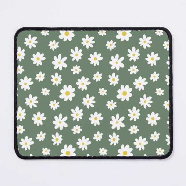Item preview, Daisy Pattern (sage green/white/yellow) designed and sold by Design Minds Boutique.