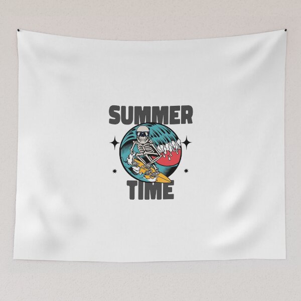 Item preview, Summer Time Skeleton Surfing designed and sold by mrkedi123.