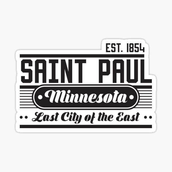 Item preview, Saint Paul, Minnesota. Lettering designed and sold by Dmitry Sytnikov.