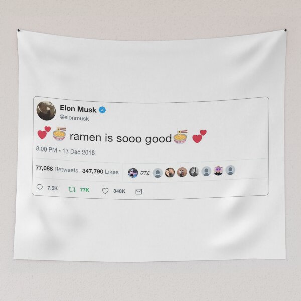 Item preview, Elon Musk Ramen designed and sold by SOOPHIE1.