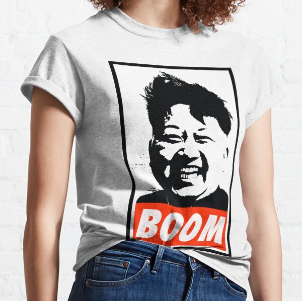 Kim Jong Un BOOM Camiseta clásica