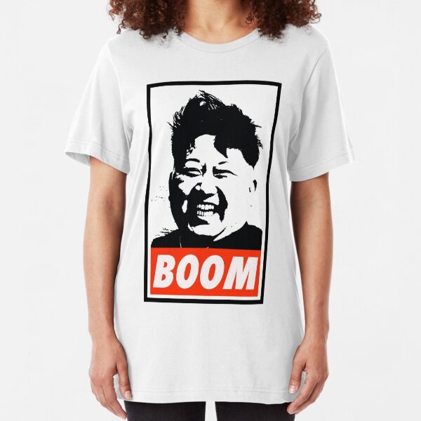 Kim Jong Un BOOM Slim Fit T-Shirt