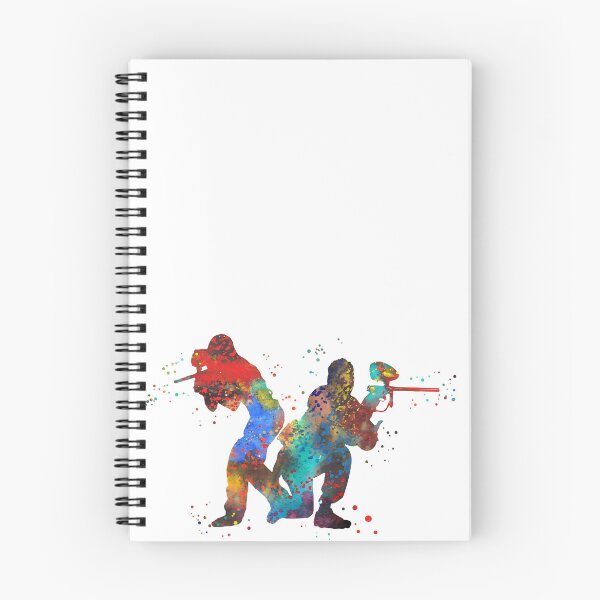 Item preview, Paintball player couple designed and sold by Rosaliartbook.