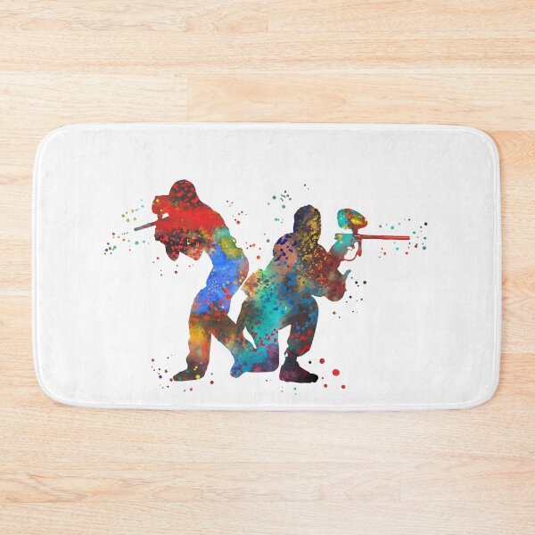 Item preview, Paintball player couple designed and sold by Rosaliartbook.
