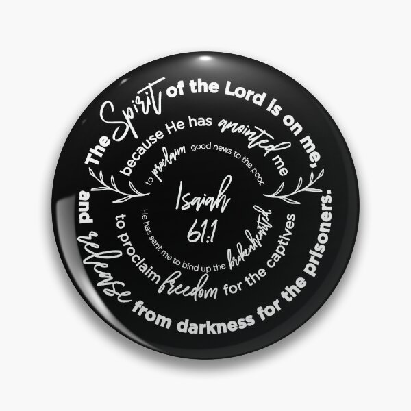 Item preview, The Spirit of the Lord is on me, Isaiah 61:1 designed and sold by AbideApparel.
