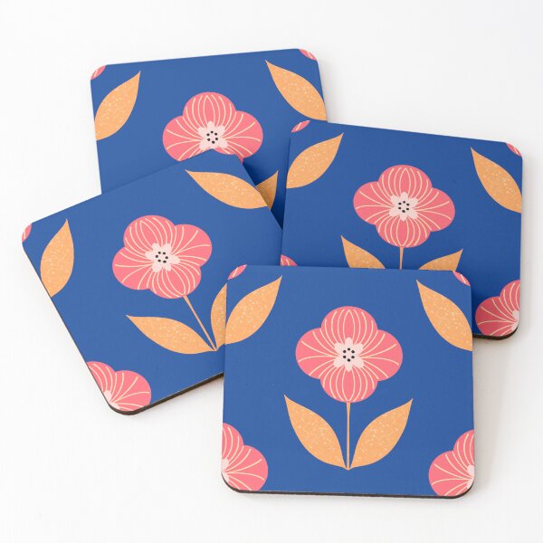 Item preview,  Retro floral pattern  designed and sold by Papergrape.