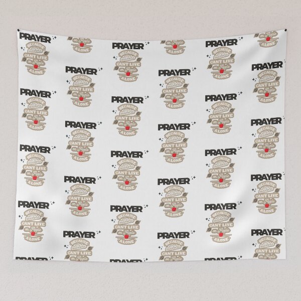 Item preview, Prayer, Because Teachers Can't Live on Apple Alone - White and Black designed and sold by TheReporter1.