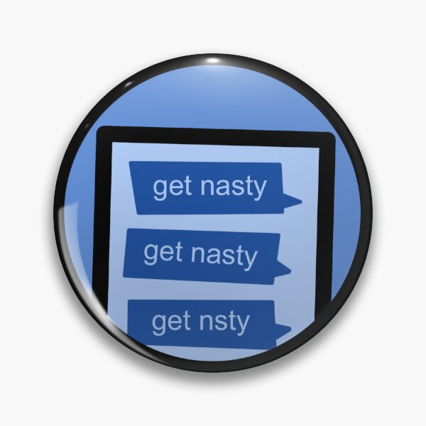Item preview, Get Nasty Texts - D20 Starstruck Skip Takamori / Margaret Encino Quote Sticker designed and sold by hgMango.