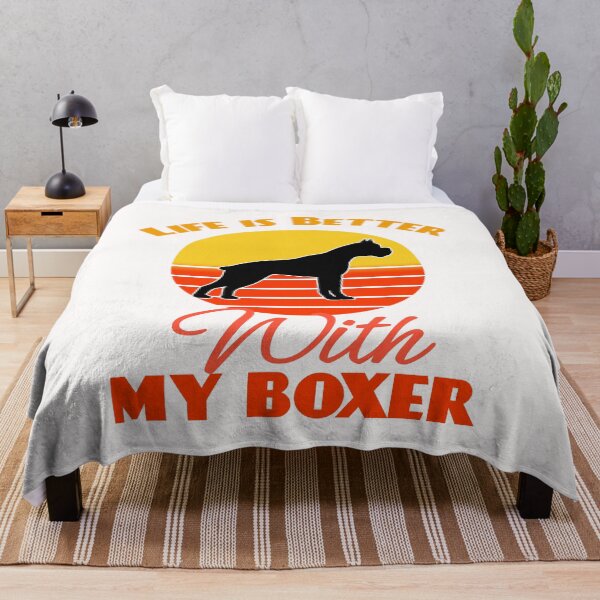 Item preview, Life is Better With My Boxer Dog puppy Lover Cute Sunser Retro Funny designed and sold by Meteor77.