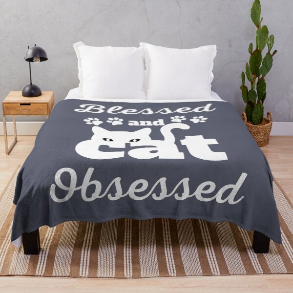 Item preview,  Blessed And Cat Obsessed designed and sold by BronikowskiART.