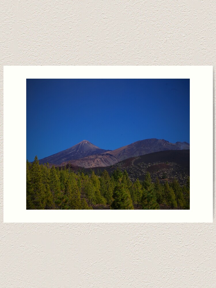 Alternate view of Teide volcano on Tenerife island Art Print