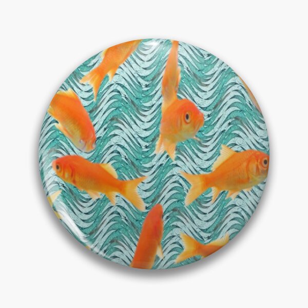 Item preview, Wave pattern and goldfish designed and sold by Cyberomiz.